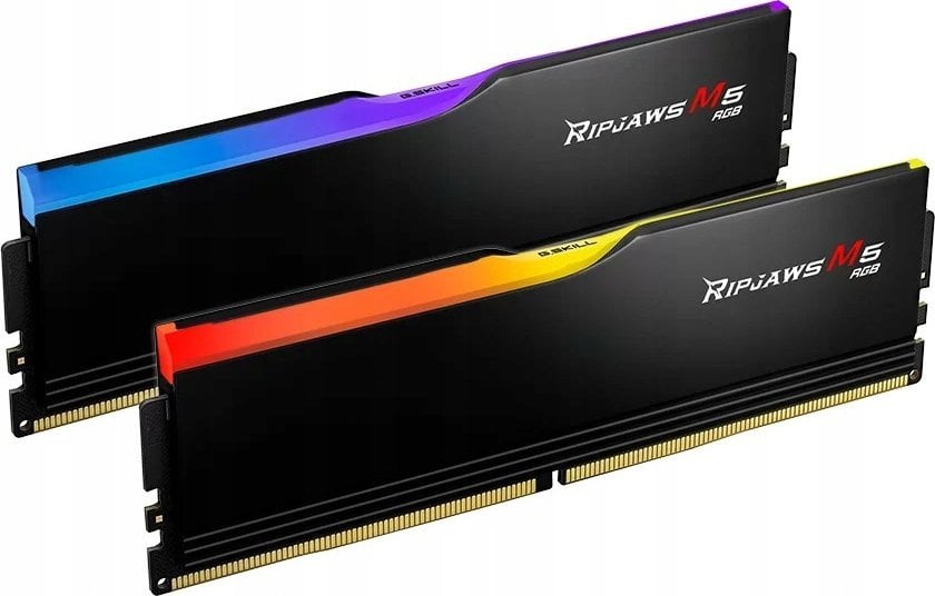 Memorie G.Skill Ripjaws M5 RGB, DDR5, 32 GB, 6000 MHz, CL36, F5-6000J3648D16GX2-RM5RK