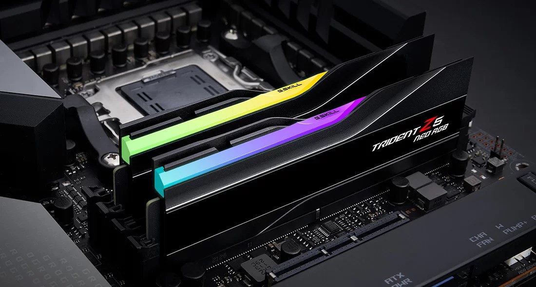 Memorie RAM G.Skill Trident Z5 Neo RGB, DDR5 48GB 2x24GB, 8000MHz, e zezë