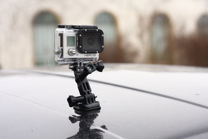 Set stickerash ngjitës Xrec për GoPro, 6 copë, bazamente të sheshta dhe të lakuara, i zi