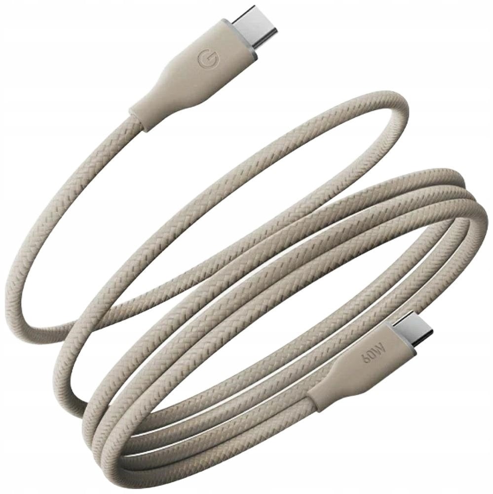 Магнетски кабел USB C во USB C Energea Helix 60, 60W, 1.5m, беж