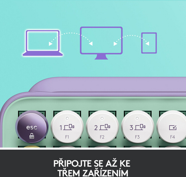 [OUTLET] Tastierë Logitech POP Keys, daydream