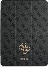 Kutia mbrojtëse Guess për iPad Air 13" 2024, magnetike, logo e madhe, e zezë