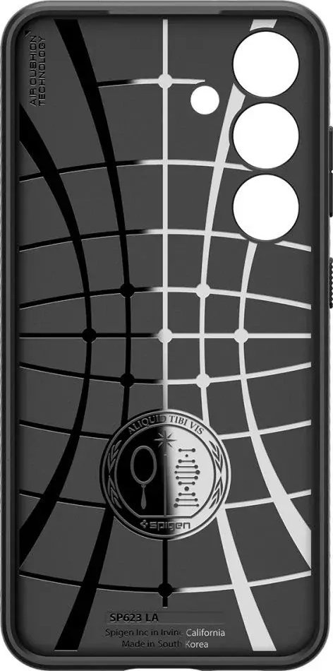 Mbulesë telefoni Spigen Liquid Air, për Samsung Galaxy S24, mat, e zezë