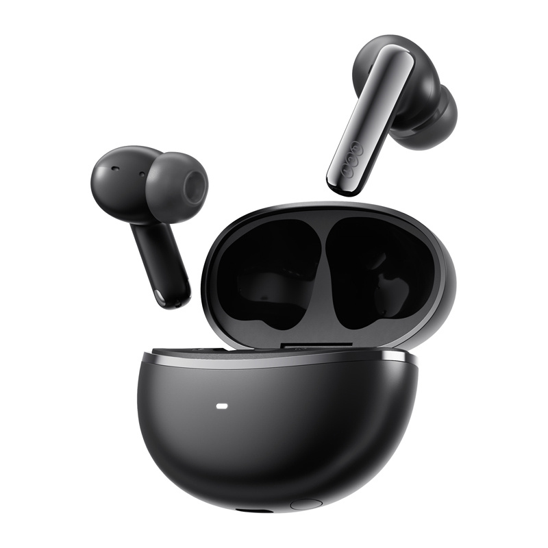 Kufje wireless QCY MeloBuds N70, Adaptive ANC, Bluetooth, të zeza