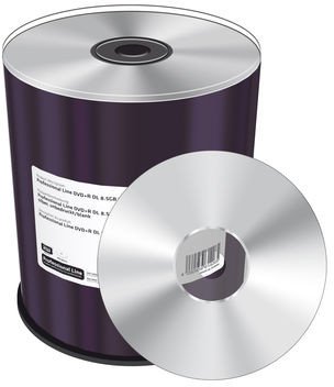 Disk DVD+R MediaRange Professional Line, 4.7GB, 8x, 100 copë