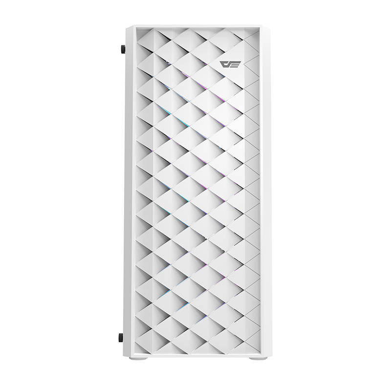 Kasa PC Darkflash DK351, ATX mid tower, xham i temperuar, e bardhë
