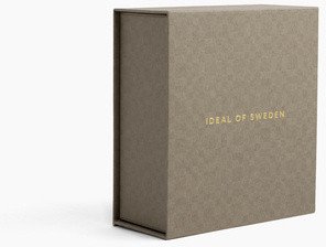 Çantë kufjesh Ideal of Sweden Mini Braided Bag, me mbulesë mbrojtëse, beige