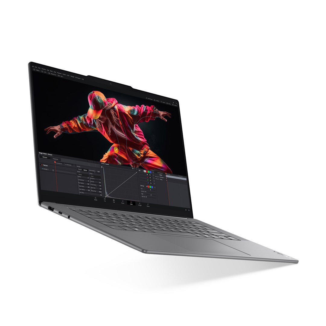 Laptop Lenovo Yoga Slim 7 15ILL9 Copilot+ PC, 15.3", Intel Core Ultra 7, Touchscreen 2.8K, 32 GB LPDDR5x-SDRAM, 1 TB SSD, i hirtë