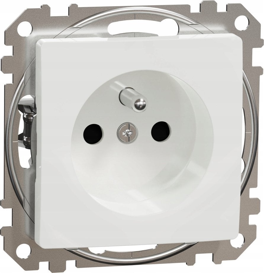 Prizë murale Schneider Electric Sedna Design GN.1-KR.Z/U, Schuko, e bardhë