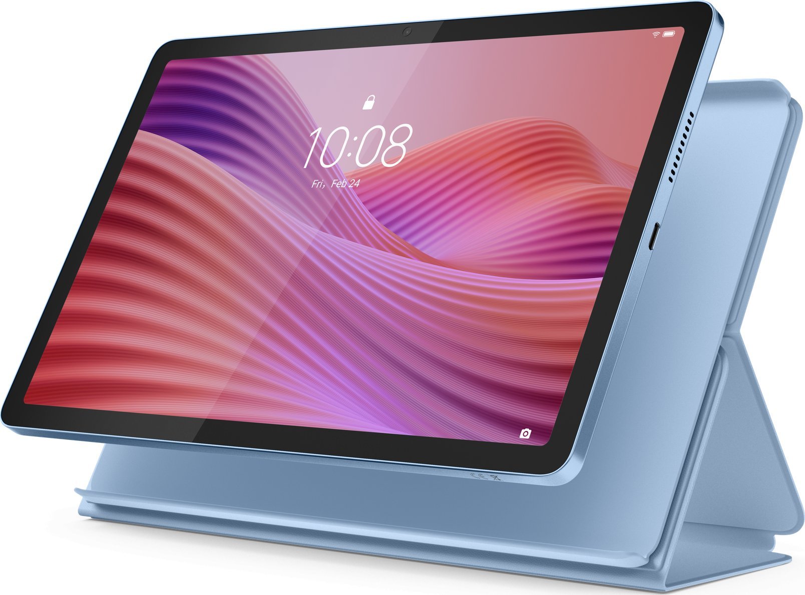 Фолио маска Lenovo за Lenovo Tab, со функција држач, црна