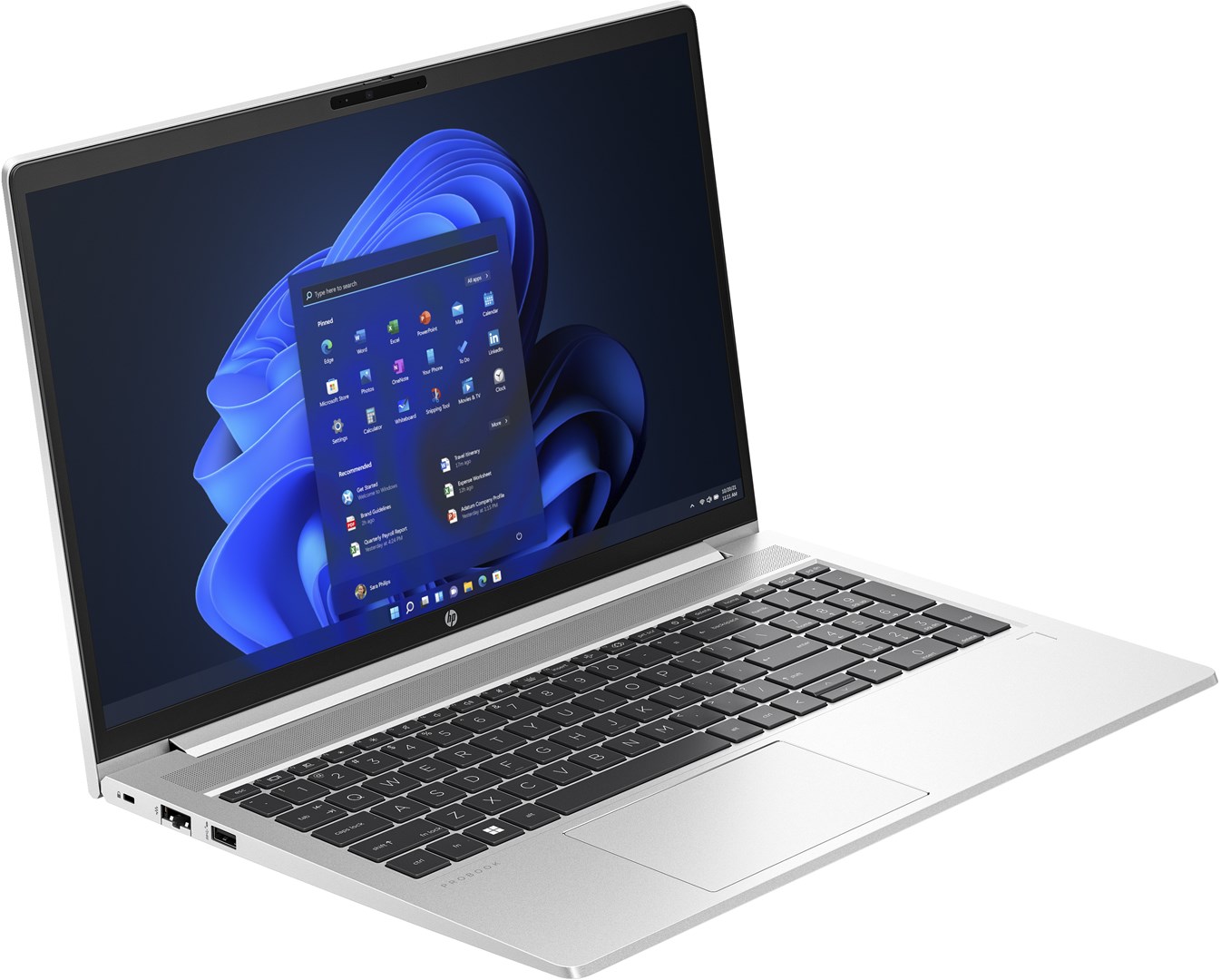 Laptop HP ProBook 455 G10, Ryzen 5 7530U, 15.6" FHD, 16GB RAM, 512GB SSD, gri