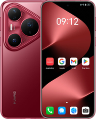 Телефон Huawei Pura 80 Pro, 6.8" LTPO OLED, камера 50MP, црвен