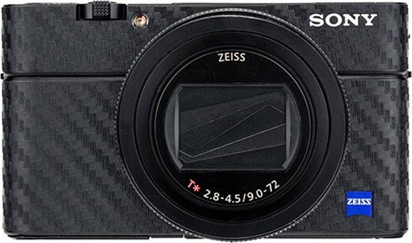 Film mbrojtës Kiwifotos JJC KS-RX100VICF për Sony RX100VI, fibër karboni, rezistent ndaj gërvishtjeve, i zi