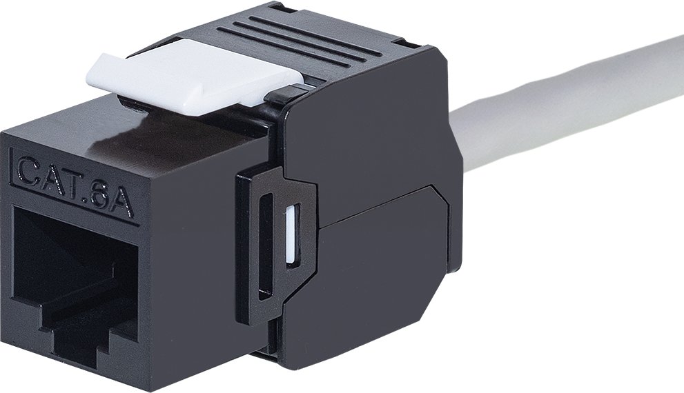 Modul Keystone NetRack, 1x RJ45 8p8c, Cat 6A UTP, pa vegla