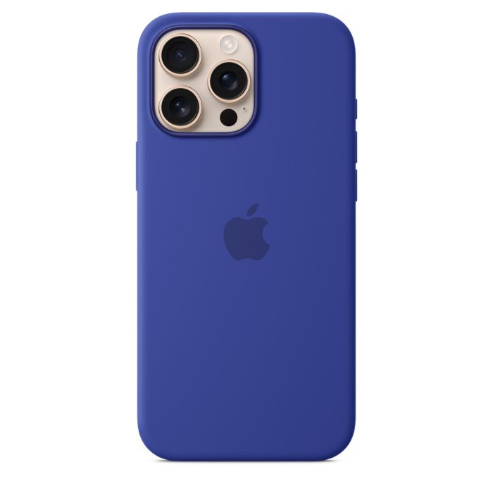 Apple iPhone 16 Pro Max Silicone Case with MagSafe, Ultramarine (Seasonal)