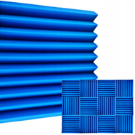 Panele akustike vetëngjitëse DNA AM4 BL, 50x50cm, set 12 copë, blu