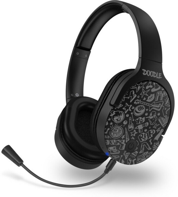 [OUTLET] Kufje CONNECT IT Doodle, 5.0, të zeza
