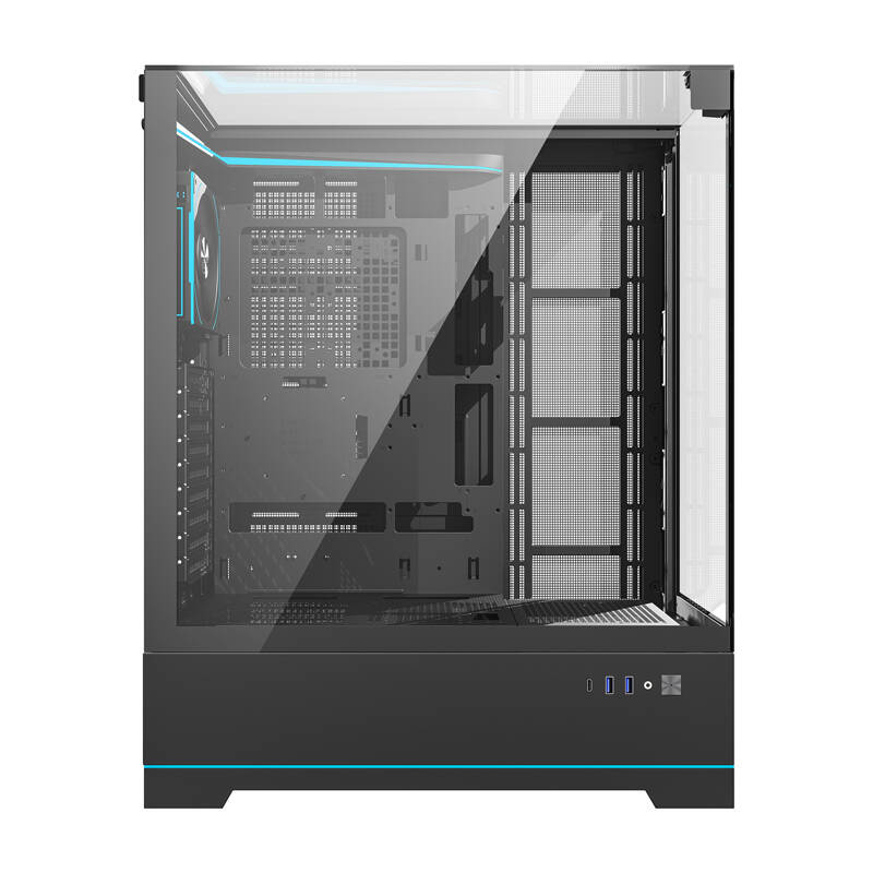 Kase kompjuteri DarkFlash DY450L, ATX, xham i temperuar, e zezë
