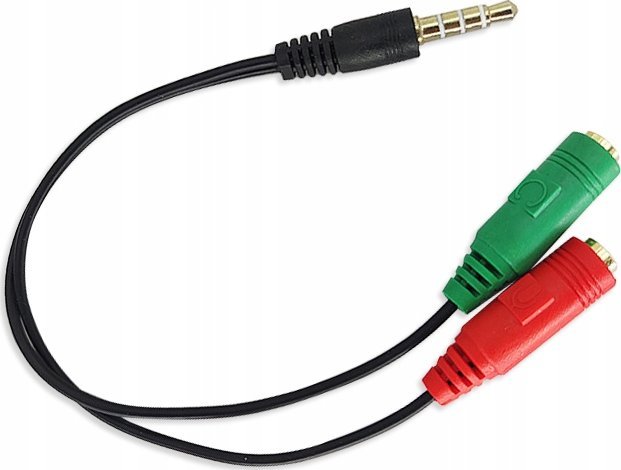 Adapter audio për kufje dhe mikrofon, Jack 3.5mm