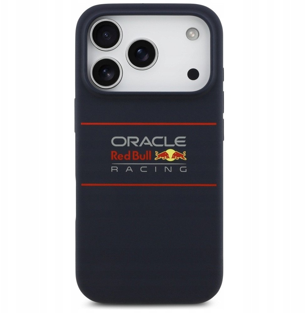 Fутрола за телефон Red Bull MagSafe, за iPhone 17 Pro Max, силикон, темно сина