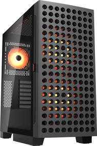 Kuti kompjuteri Cougar Airface Eco RGB, Middle Tower, ATX, xham i temperuar, e zezë