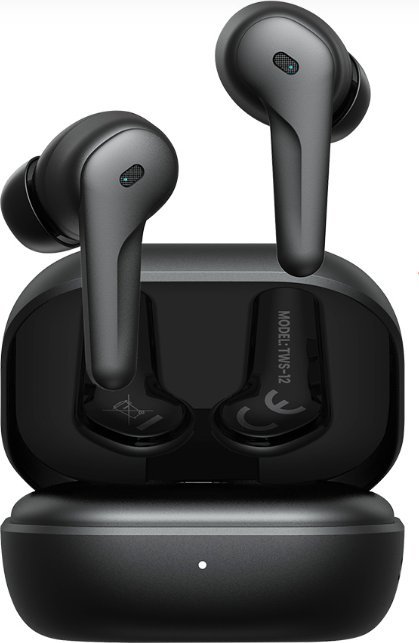 Kufje pa tela Savio TWS-12, Bluetooth 5.3, ANC, të zeza