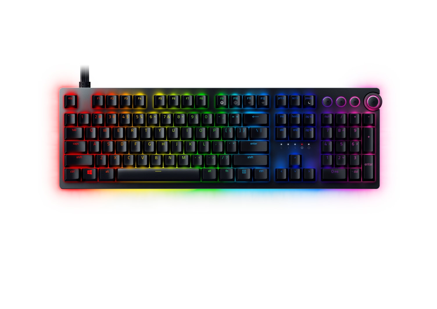 Tastierë për lojëra Razer Huntsman V2, 108 taste, Analog, RGB, e zezë