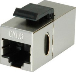 Lidhës Keystone RJ45 Value, Cat.6, i mbrojtur, metalik