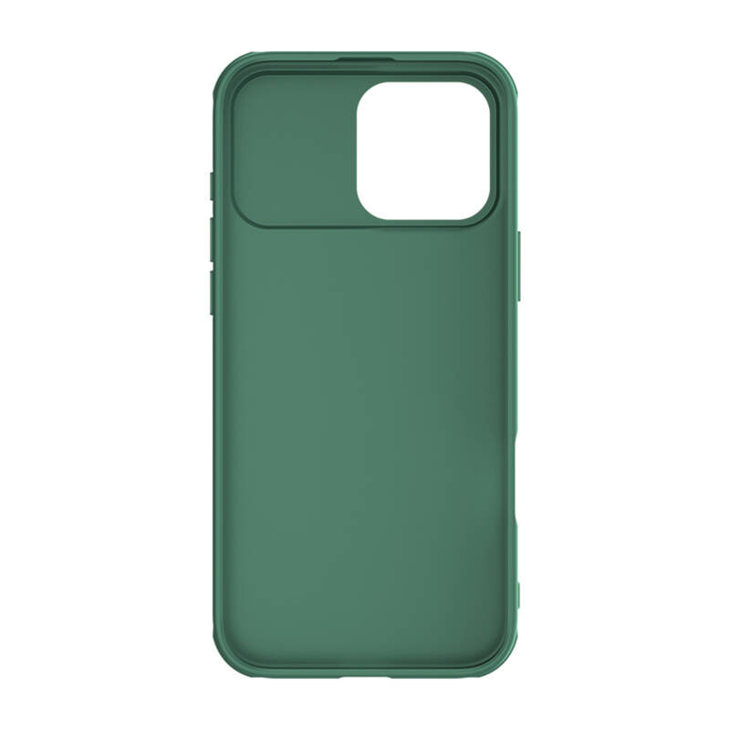 Mbulesë telefoni Nillkin CamShield Pro për iPhone 16 Pro Max, me kapak kamere, e gjelbër e errët