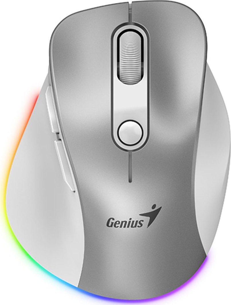 Maus Genius Ergo 9000S Pro, 2400DPI, i argjend