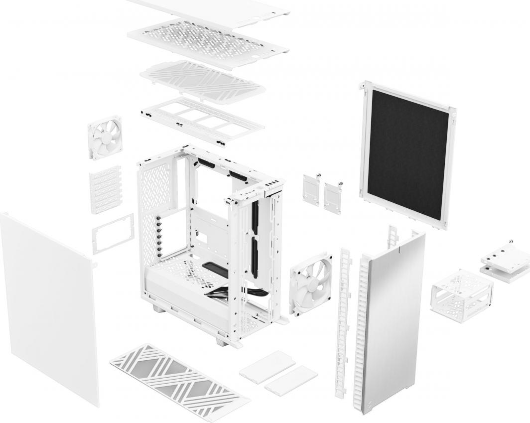 Kasë Fractal Design Define 7 Compact Solid, e bardhë, Midi Tower