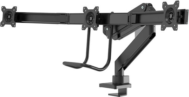 Mbajtëse tavoline për 3 monitorë Neomounts NM-D775DX3BLACK, 17"-24", VESA, e zezë