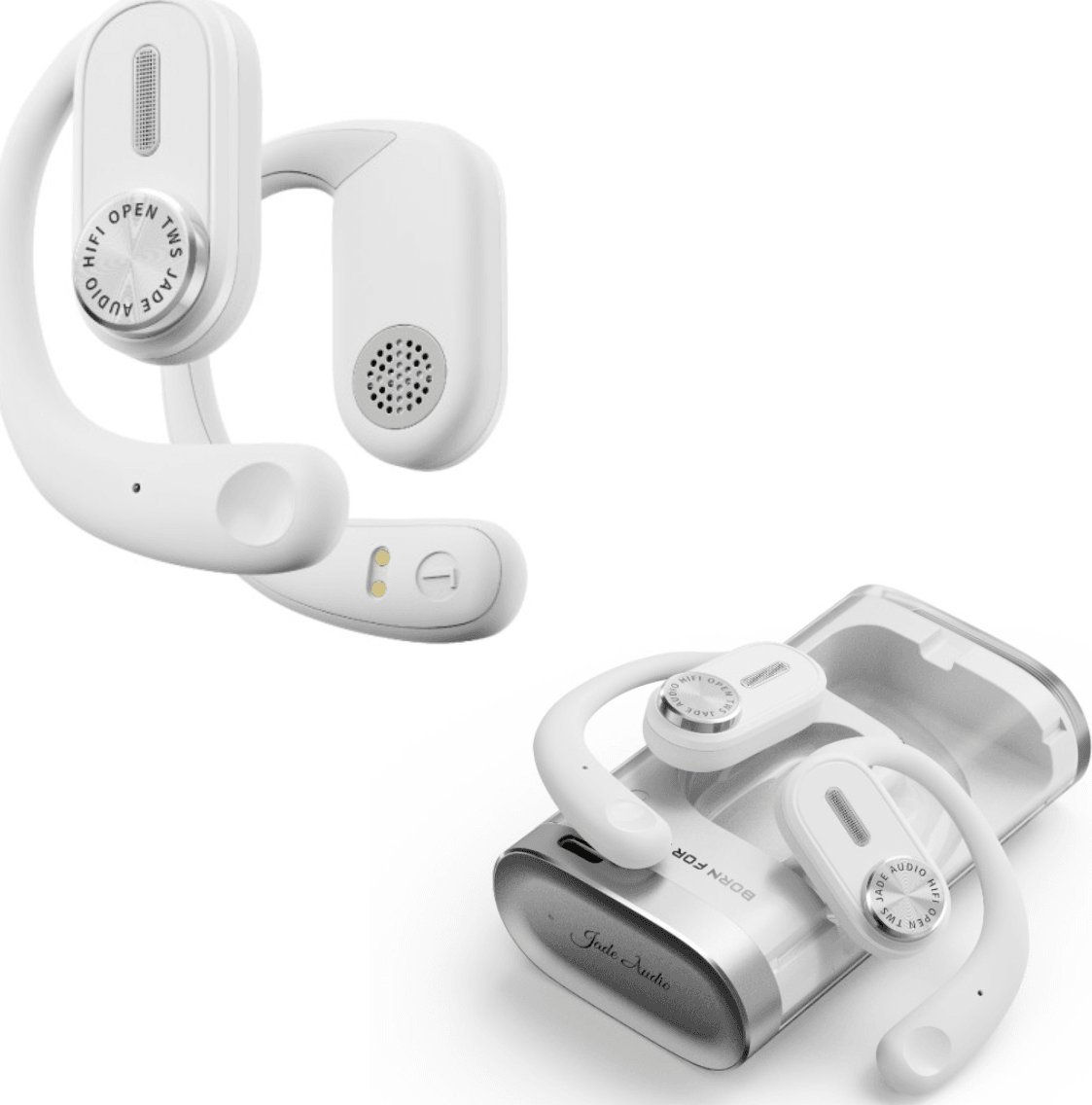 Kufje pa tela FiiO JW1, TWS, Bluetooth 5.3, të bardha