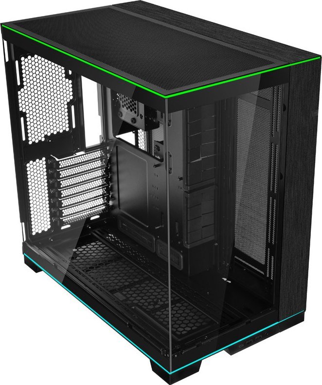 Куќиште за компјутер Lian Li O11 Dynamic EVO RGB, Црна, Midi Tower