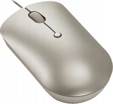 Maus Lenovo 540 Compact, USB C, me kabllo, ngjyrë rërë