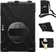 Mbulesë tablet eStuff Defender Case, Microsoft Surface Pro 7 6 5 4, me mbrojtës ekrani, e zezë