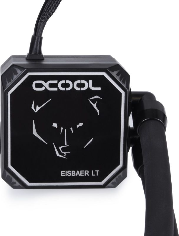 Sistem ujë-ftohës CPU Alphacool Eisbaer Aurora LT360, 360mm, ARGB, i zi