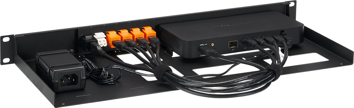 Монтажен рафт Rackmount.it RM-SW-T14, за SonicWall TZ80, за мрежен кабинет, метален
