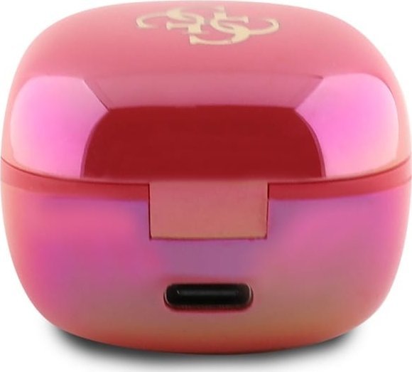 Kufje Bluetooth Guess Iridescent 4G, Bluetooth 5.3, 24 orë bateri, rozë