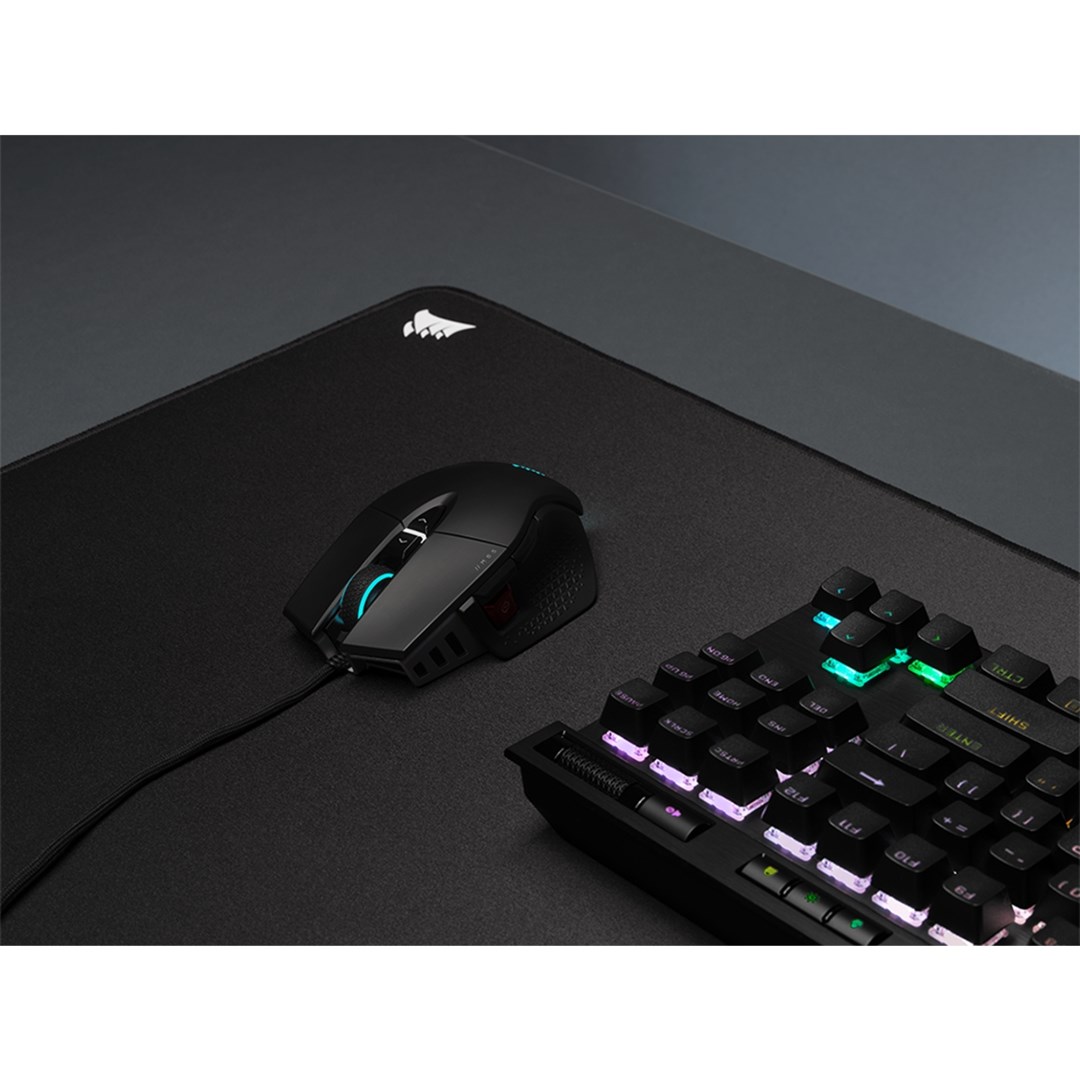 Maus gaming Corsair M65 RGB Ultra, optik, me kabllo, i zi