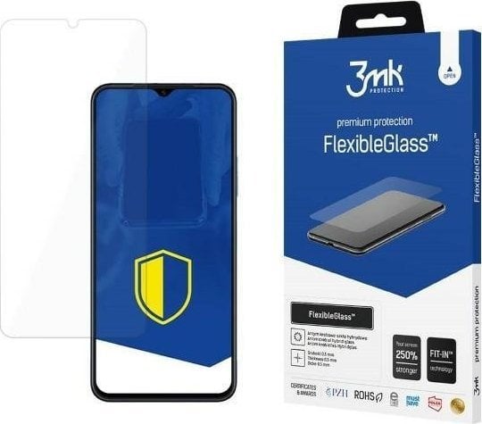 Mbrojtës ekrani 3MK FlexibleGlass për Huawei Nova Y61, xham hibrid, ultra i hollë, transparent