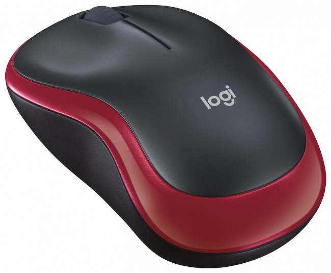 Глувче Logitech M185, црвено