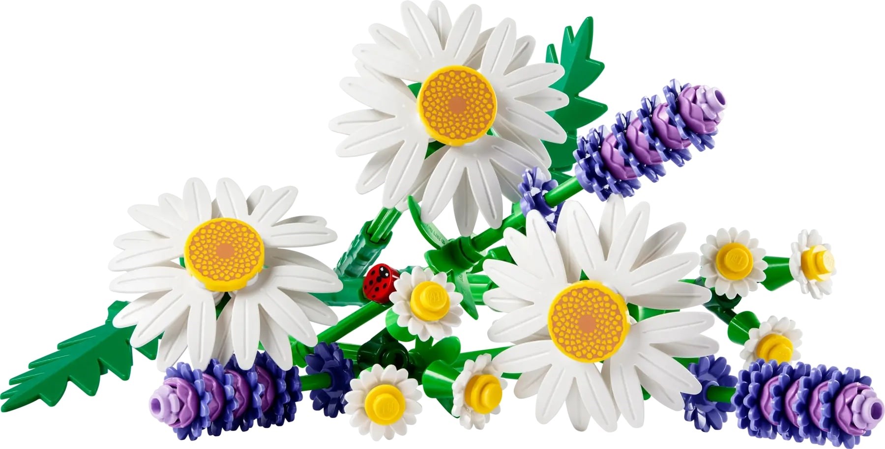 Set LEGO Botanicals Daisies Flower Decor 11508, 133 pjesë, mbi 9 vjeç, shumëngjyrësh