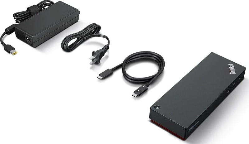 Dok universal Lenovo ThinkPad Thunderbolt 4 Smart Dock, me kabllo, i zi