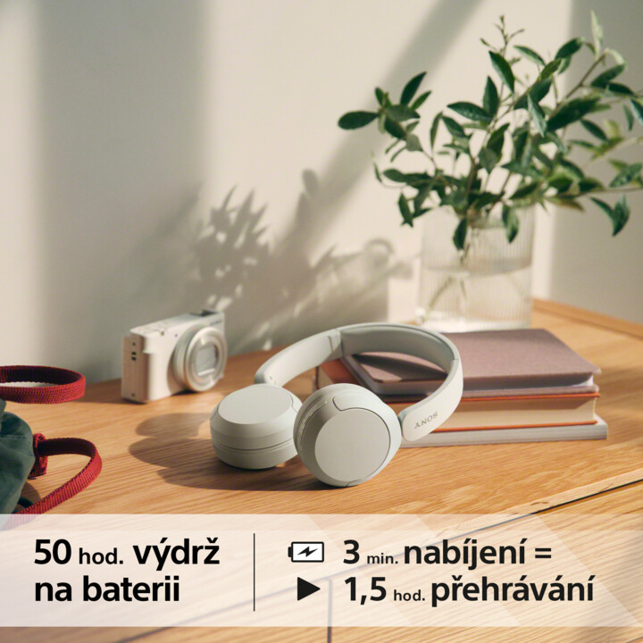 Kufje Sony WH-CH520, të bardha