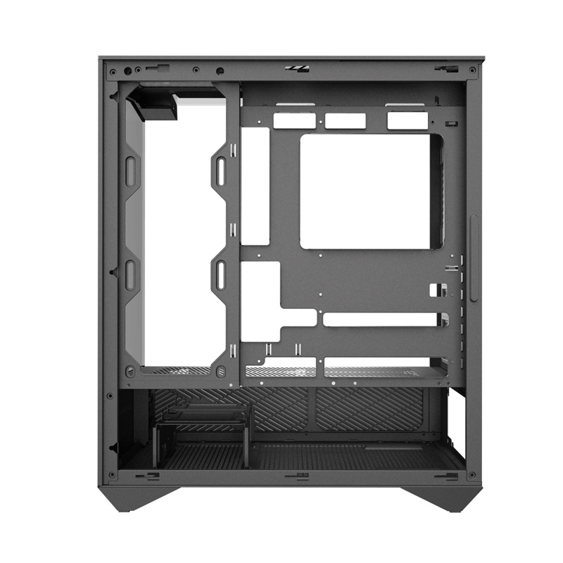 Kornizë kompjuteri Darkflash DY460, ATX, 4 ventilatorë ARGB, e zezë