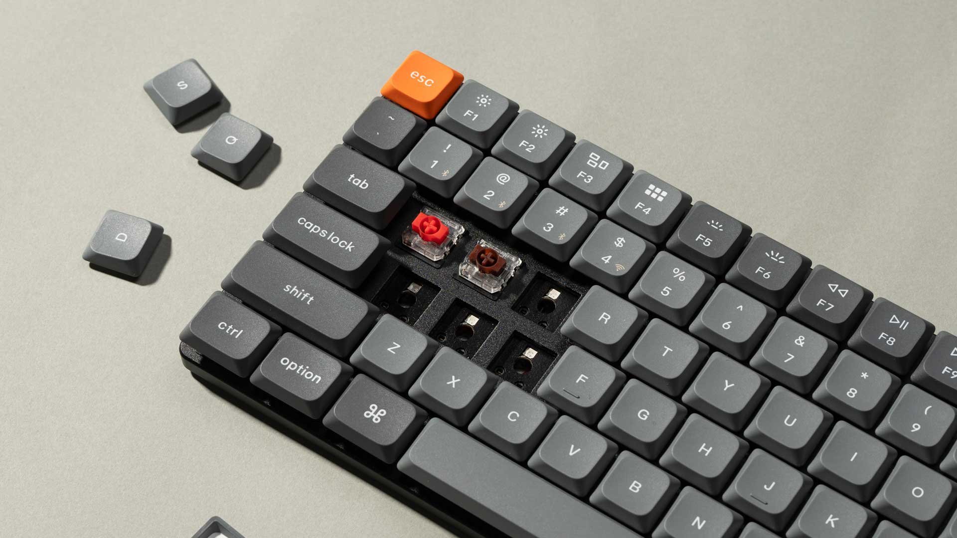 Tastierë mekanike Keychron K3 Max, 75%, wireless RGB, e zezë