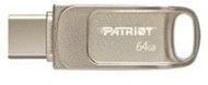 USB Patriot Tab T560, 64GB, USB-A USB-C, argjendtë