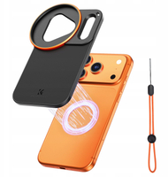 Adaptues filtërash për telefon K&F CONCEPT, magnetik me dy anë, për iPhone 17 Pro, për filtra 58mm, i zi