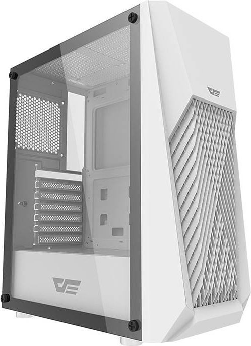 Kasë Darkflash DK150 RGB, e bardhë, Midi Tower
